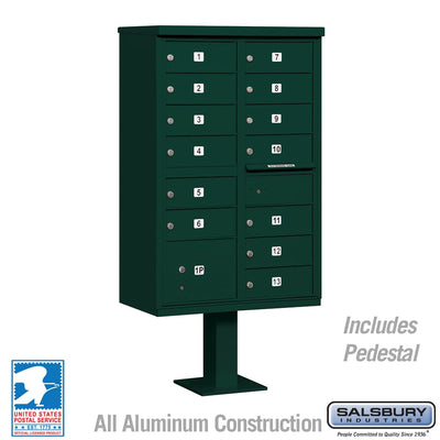 13 Door CBU w/ 1 Parcel Door