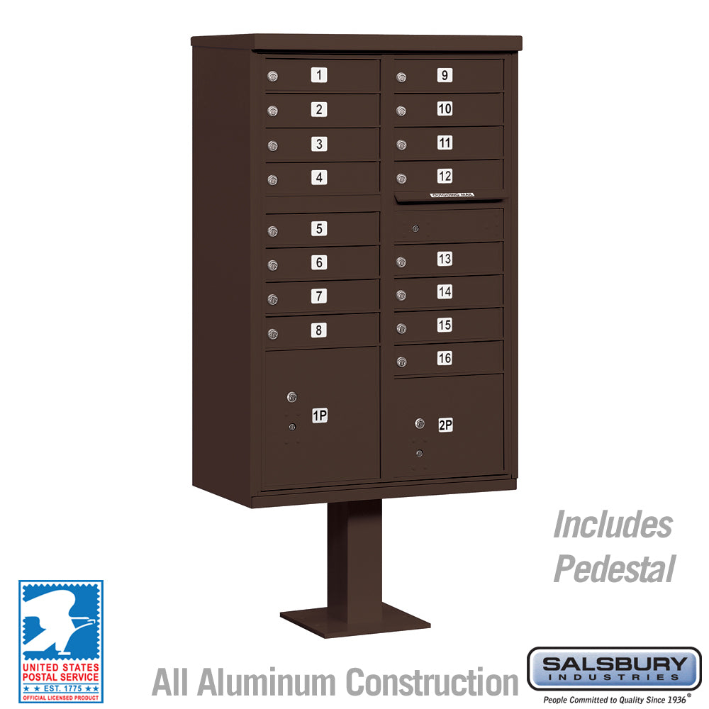 16 Door CBU w/ 2 Parcel Doors