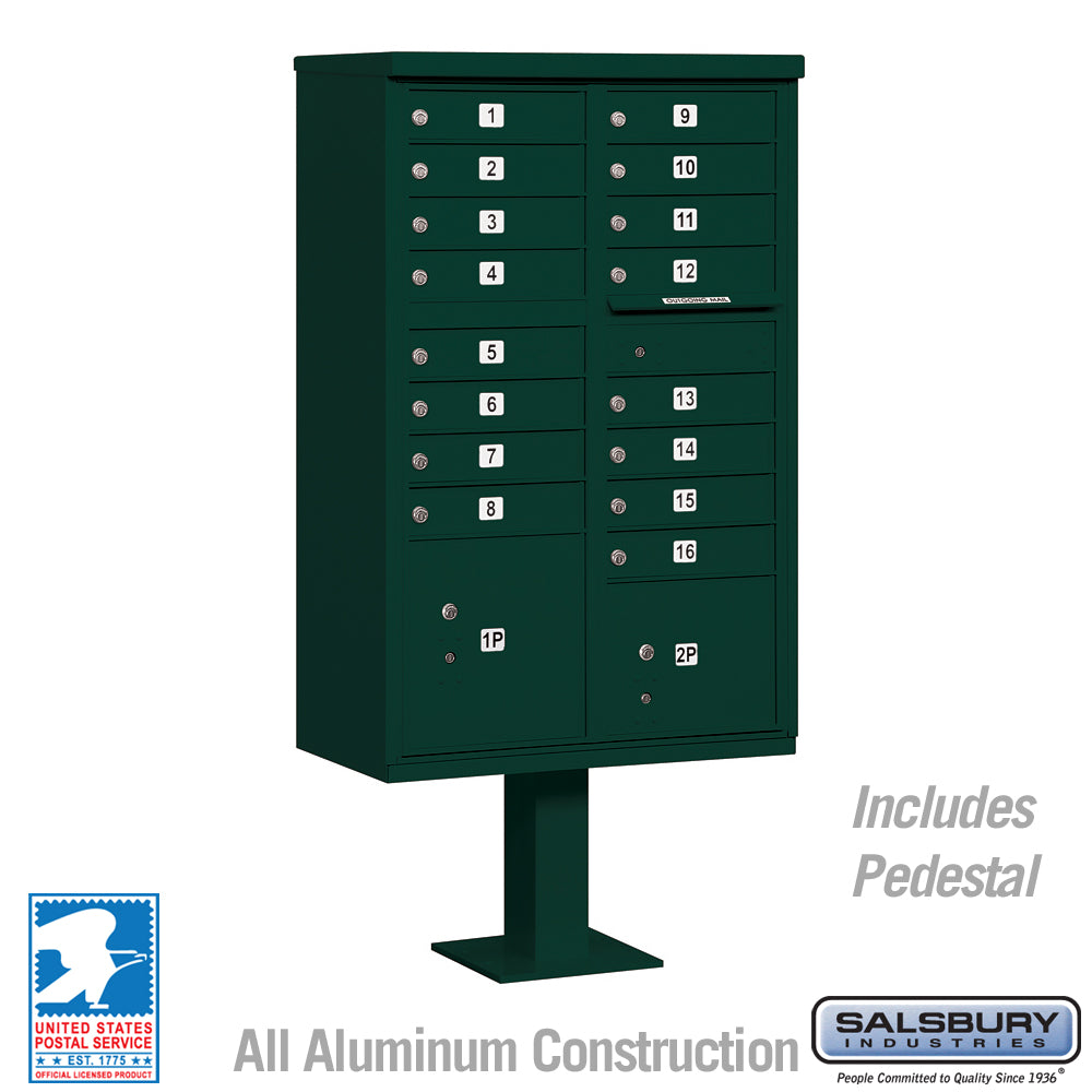 16 Door CBU w/ 2 Parcel Doors