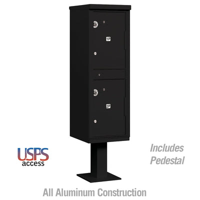 Salsbury Outdoor Parcel Locker with 2 Compartments in Sandstone with USPS Access – Type I
