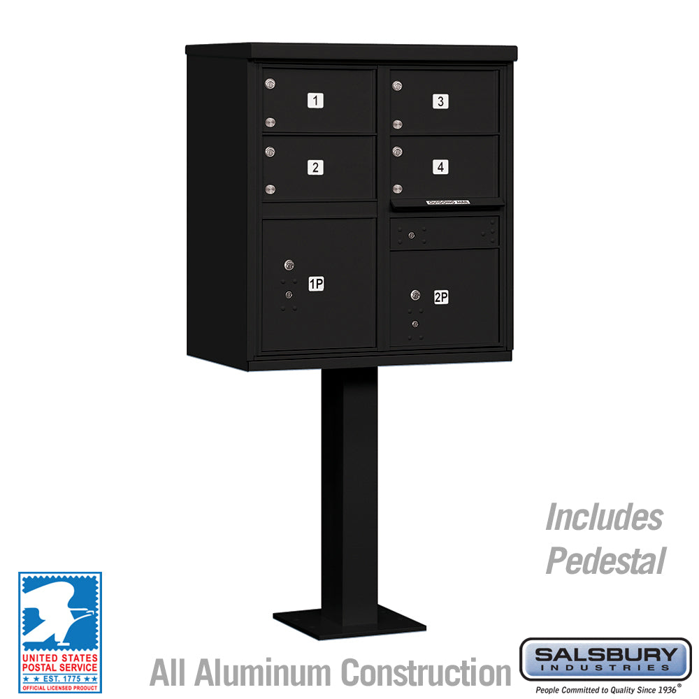 4 Door CBU w/ 2 Parcel Doors / Salsbury Industries