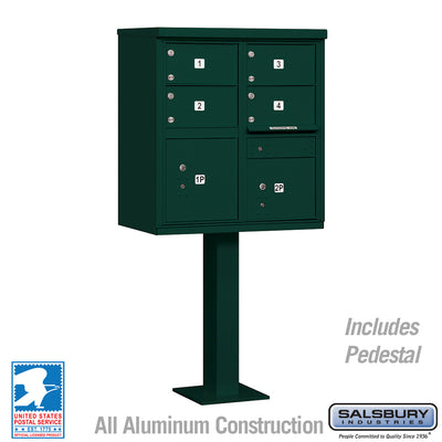 4 Door CBU w/ 2 Parcel Doors / Salsbury Industries