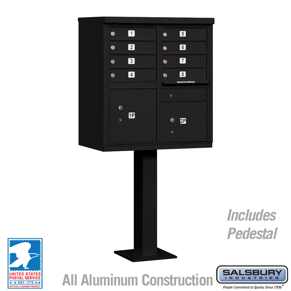 8 Door CBU w/ 2 Parcel Doors / Salsbury Industries