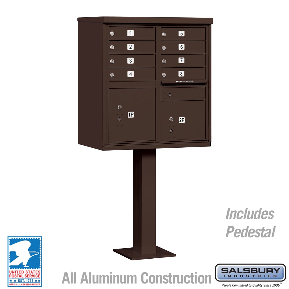 8 Door CBU w/ 2 Parcel Doors / Salsbury Industries