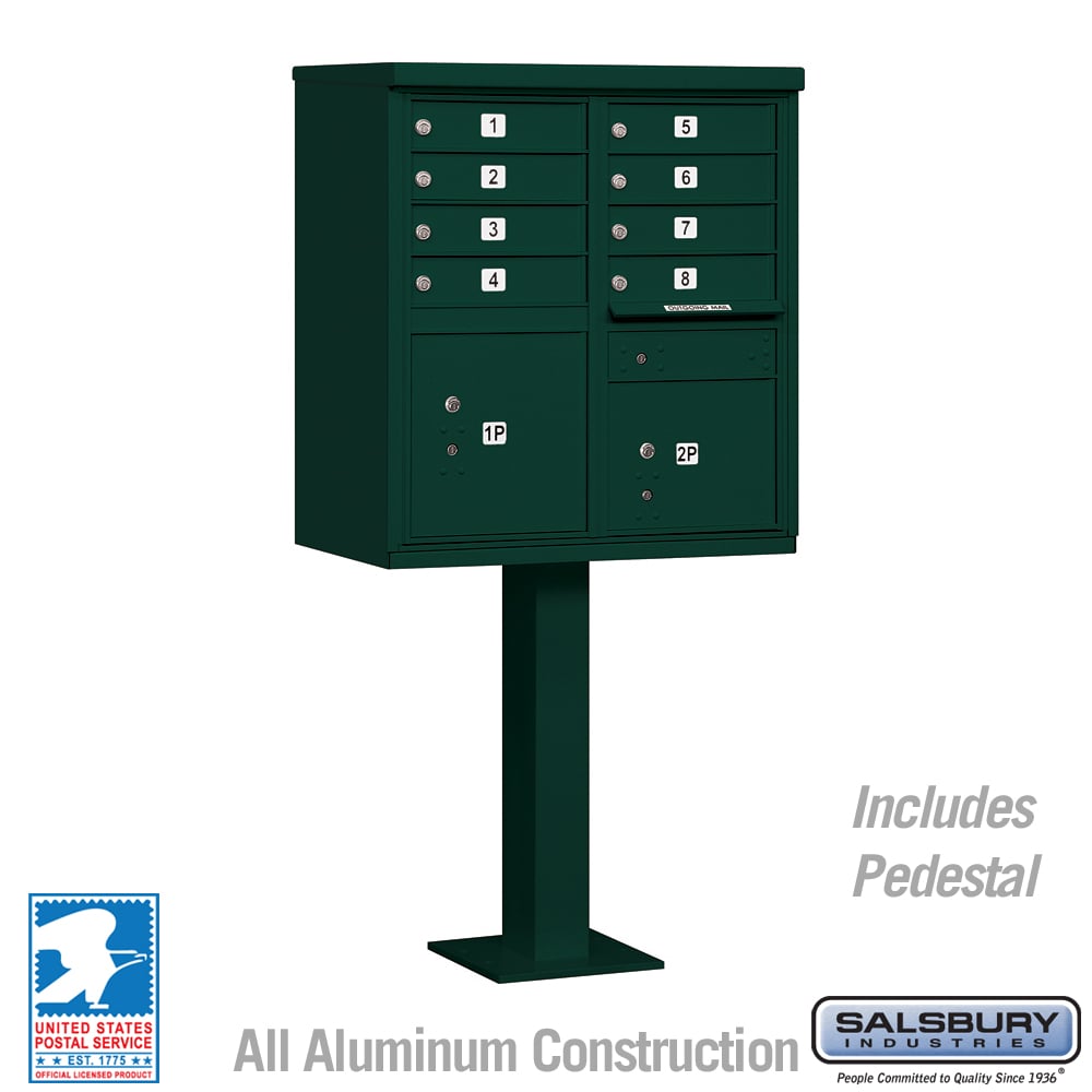 8 Door CBU w/ 2 Parcel Doors / Salsbury Industries