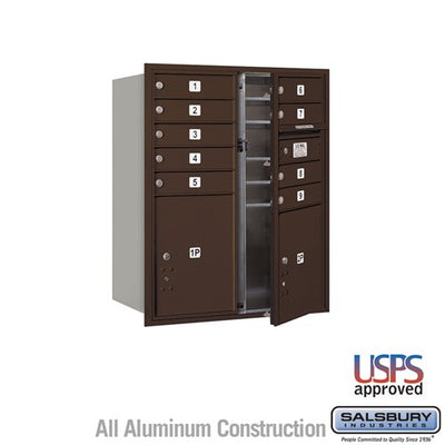 4C Mailbox with 9 Doors and 2 Parcel Lockers