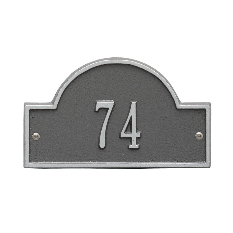 Arch Marker - Petite Wall - One Line - Pewter/Silver