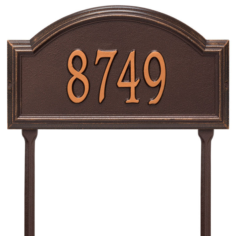 Providence Arch - Standard Lawn - One Line - Antique Copper