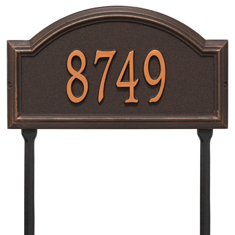 Providence Arch - Standard Lawn - One Line - Oil Rubbed Bronze