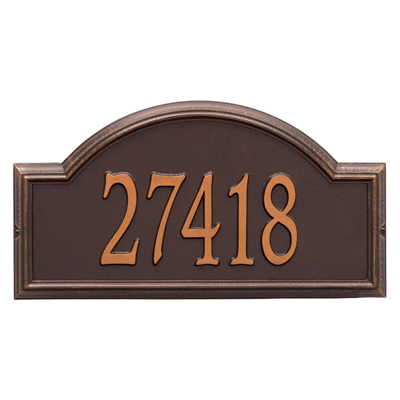 Providence Arch - Estate Wall - One Line - Antique Copper