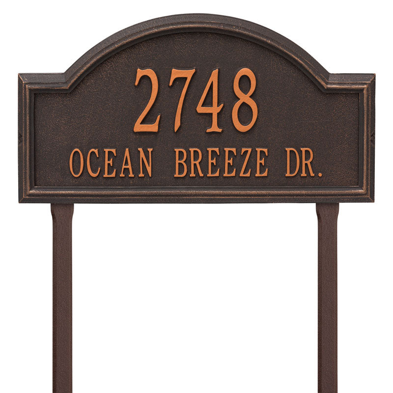Providence Arch - Estate Lawn - Two Line - Oil Rubbed Bronze