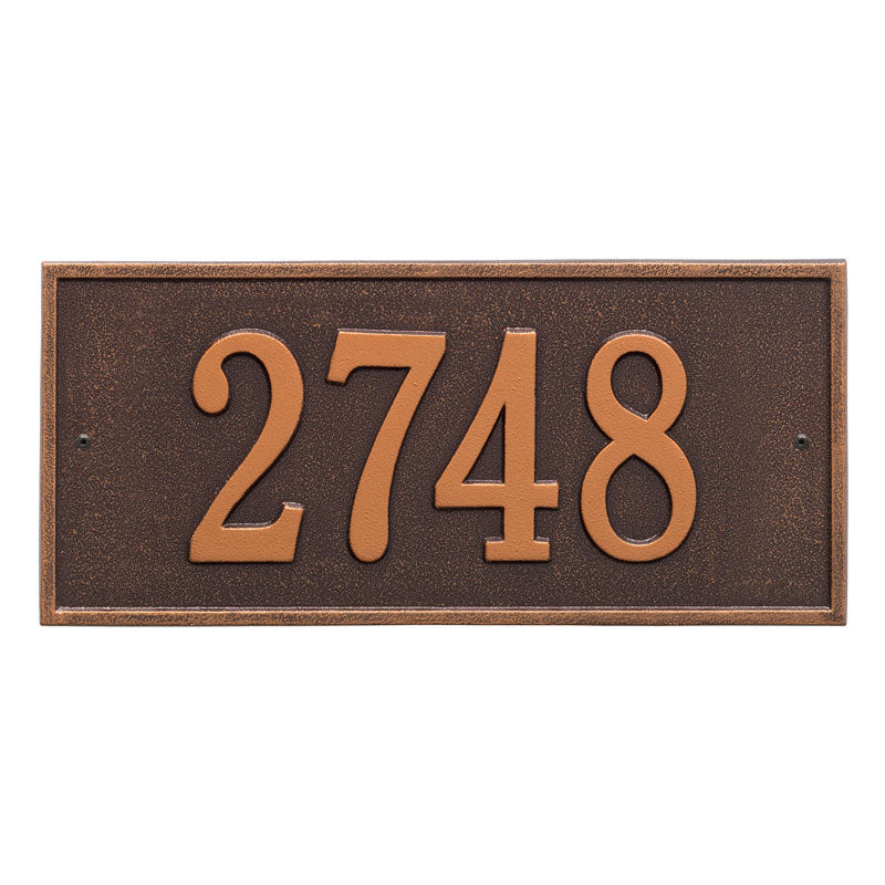 Hartford - Standard Wall - One Line - Antique Copper