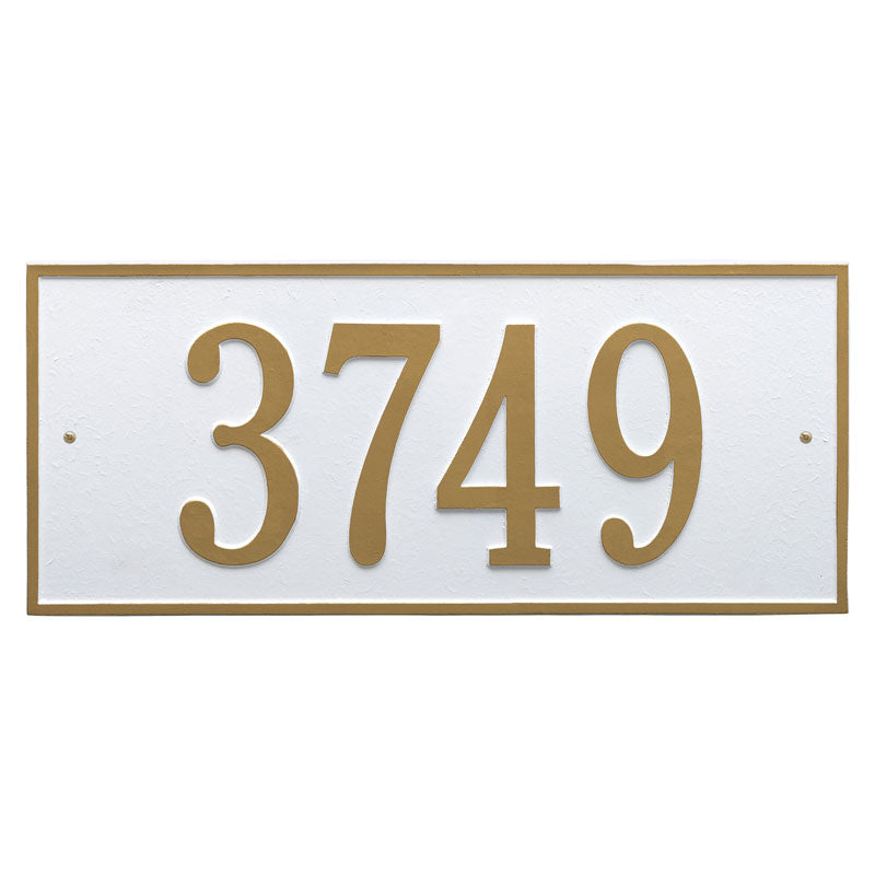 Hartford - Estate Wall - One Line - White/Gold
