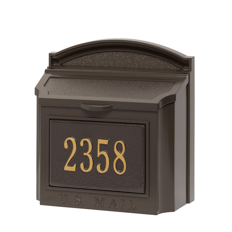 Wall Mailbox Package - Bronze