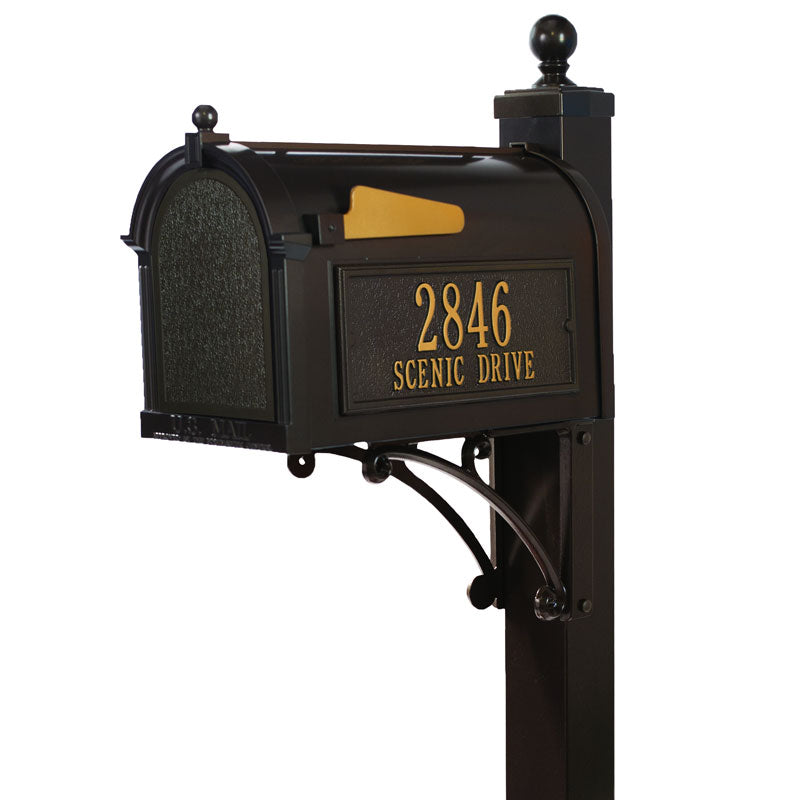 Deluxe Capitol Mailbox Package - Bronze