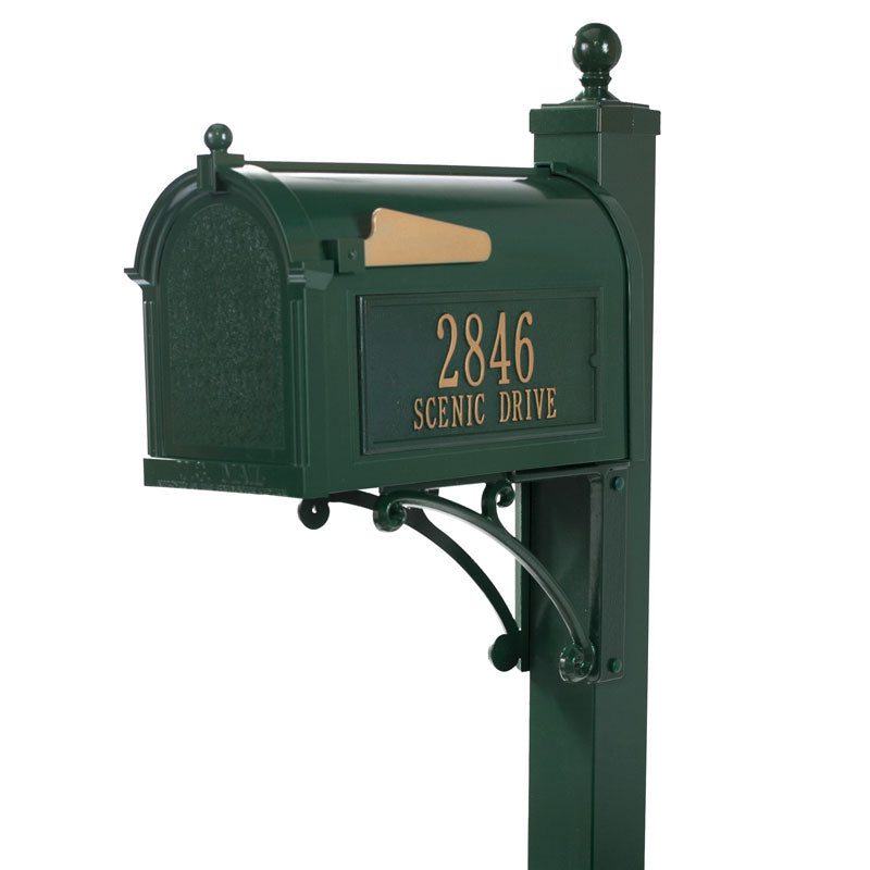 Deluxe Capitol Mailbox Package - Green