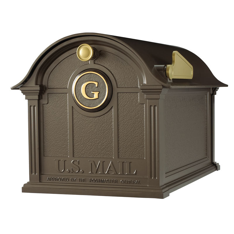 Balmoral Mailbox Monogram Package - Bronze