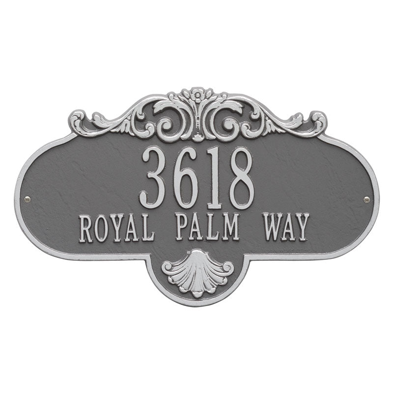 Rochelle - Grande Wall - Two Line - Pewter/Silver