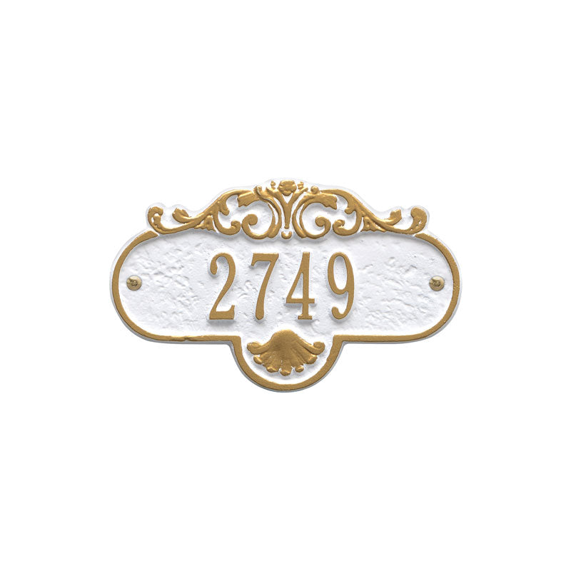 Rochelle - Petite Wall - One Line - White/Gold