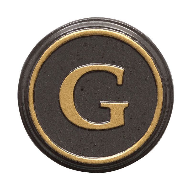 Balmoral Personalized Monogram - Bronze/Gold