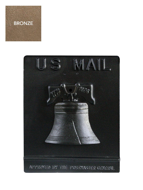 Mailbox Door w/ Bell Logo (DR 4) - Bronze