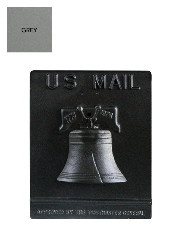 Mailbox Door w/ Bell Logo (DR 4) - Grey