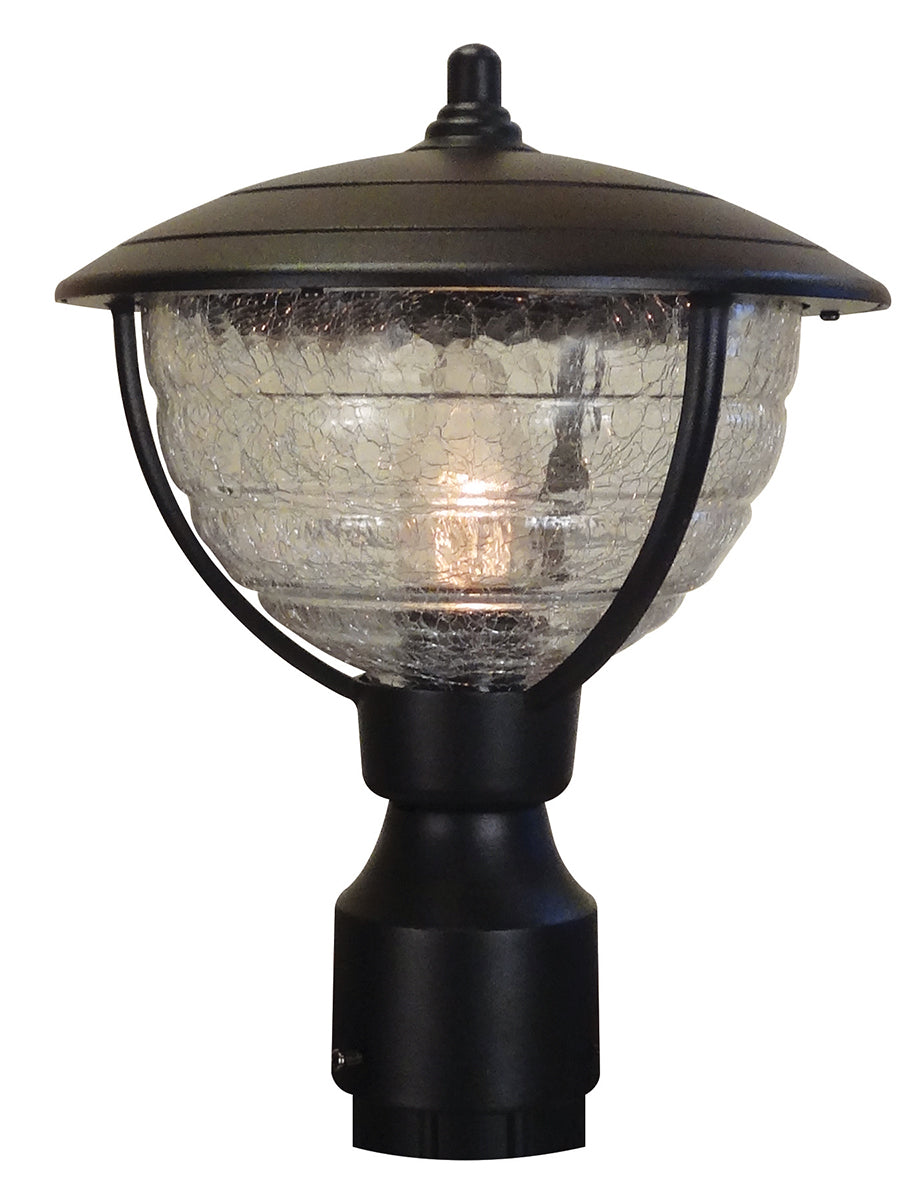 Vista F-2910-BLK Medium Post Mount Light