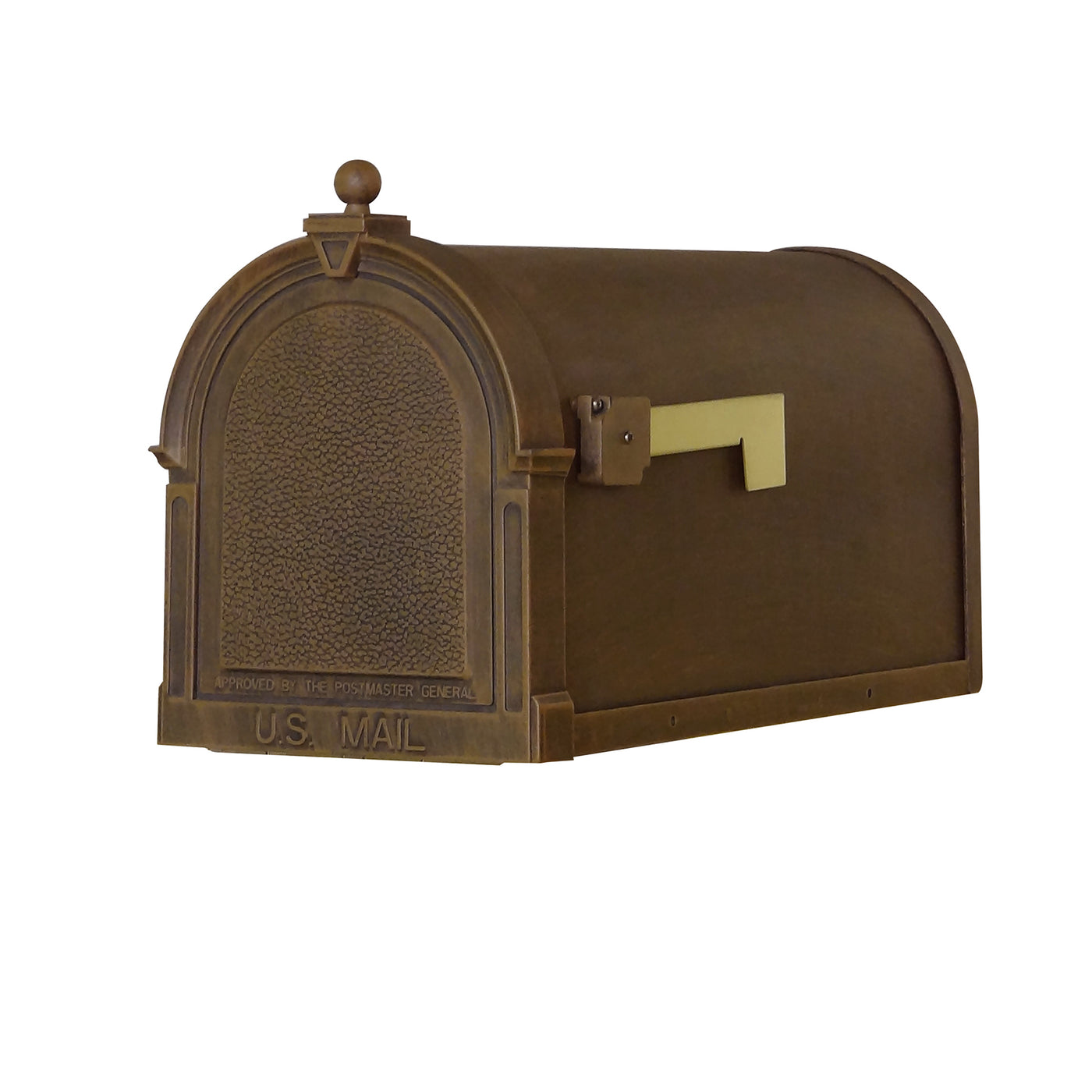 SCB-1015-CP Berkshire Curbside Mailbox Decorative Aluminum Vintage Mailbox
