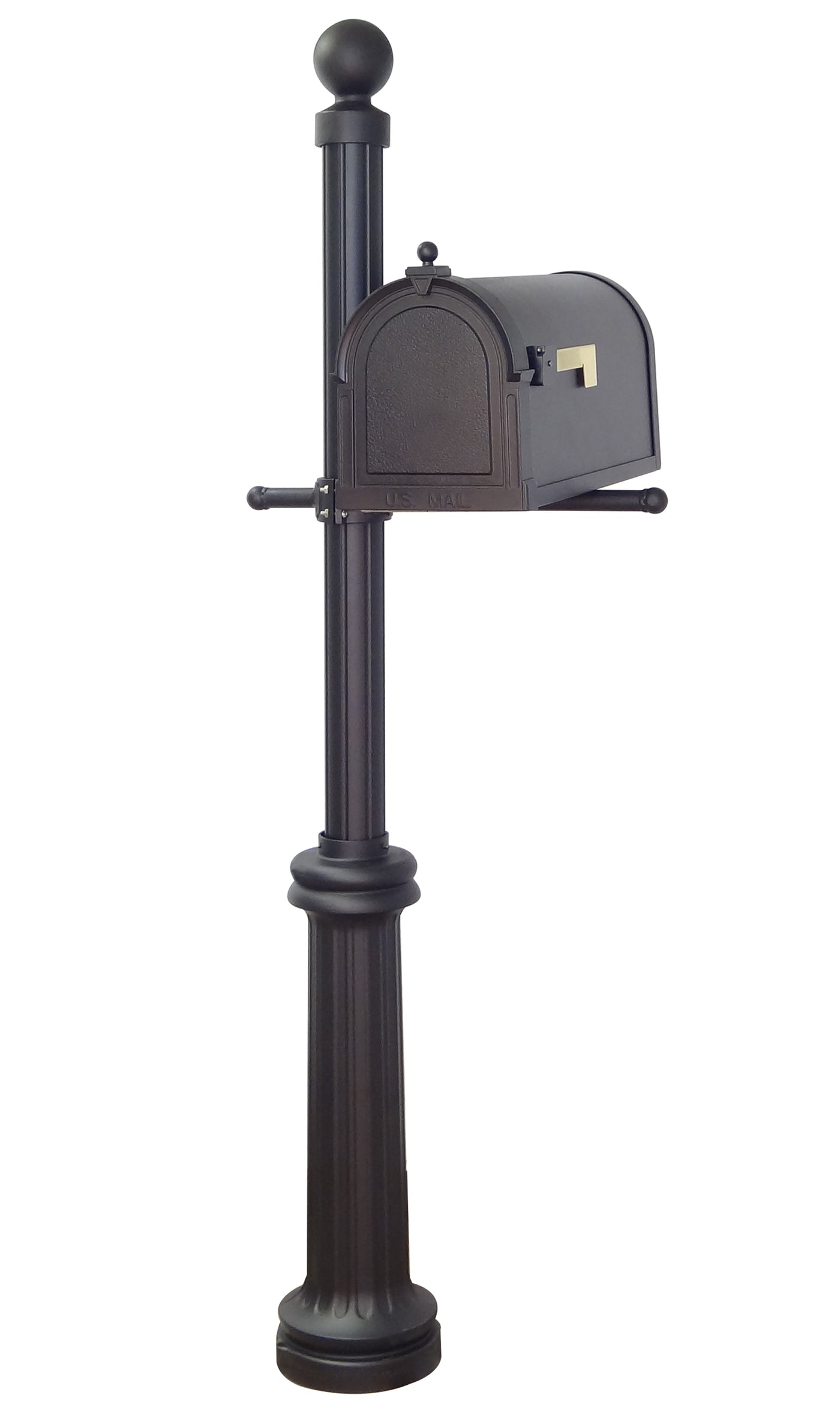 Berkshire Curbside Mailbox and Fresno Mailbox Post