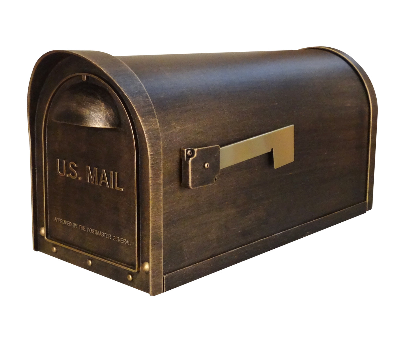 SCC-1008-BRZ Classic Curbside Mailbox Decorative Solid Cast Aluminum Mailbox
