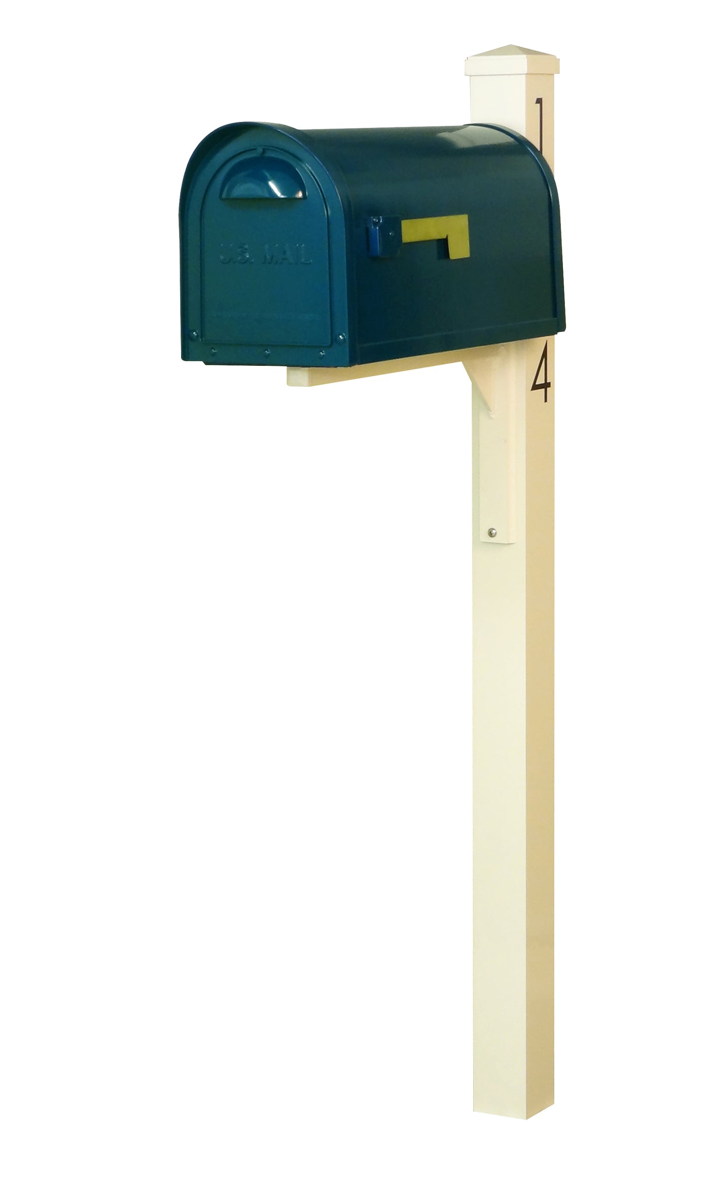 Mid Modern Dylan Curbside Mailbox and Post