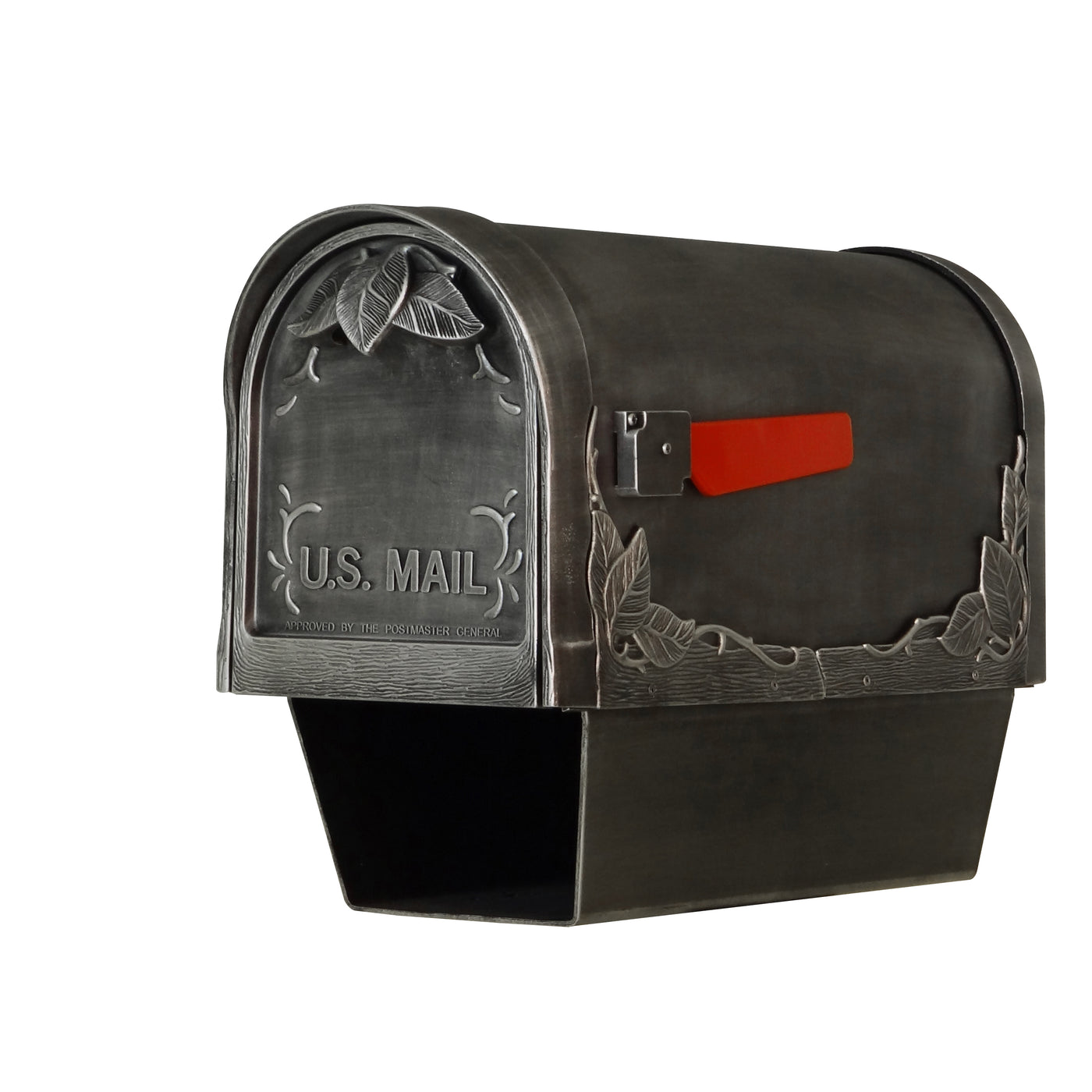 SCF-2003-SW Floral Curbside Mailbox with Paper Tube