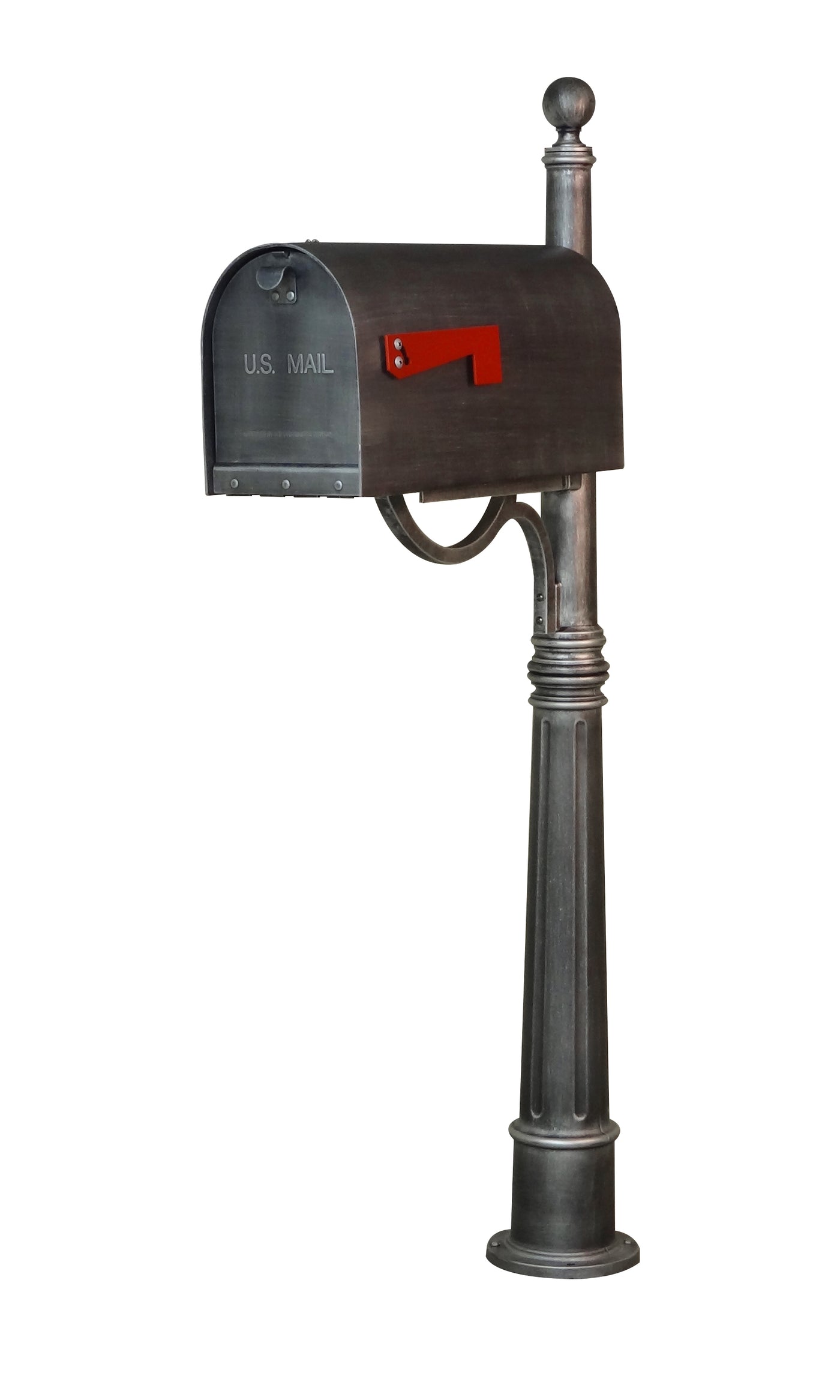 Titan Steel Curbside Mailbox and Ashland Mailbox Post