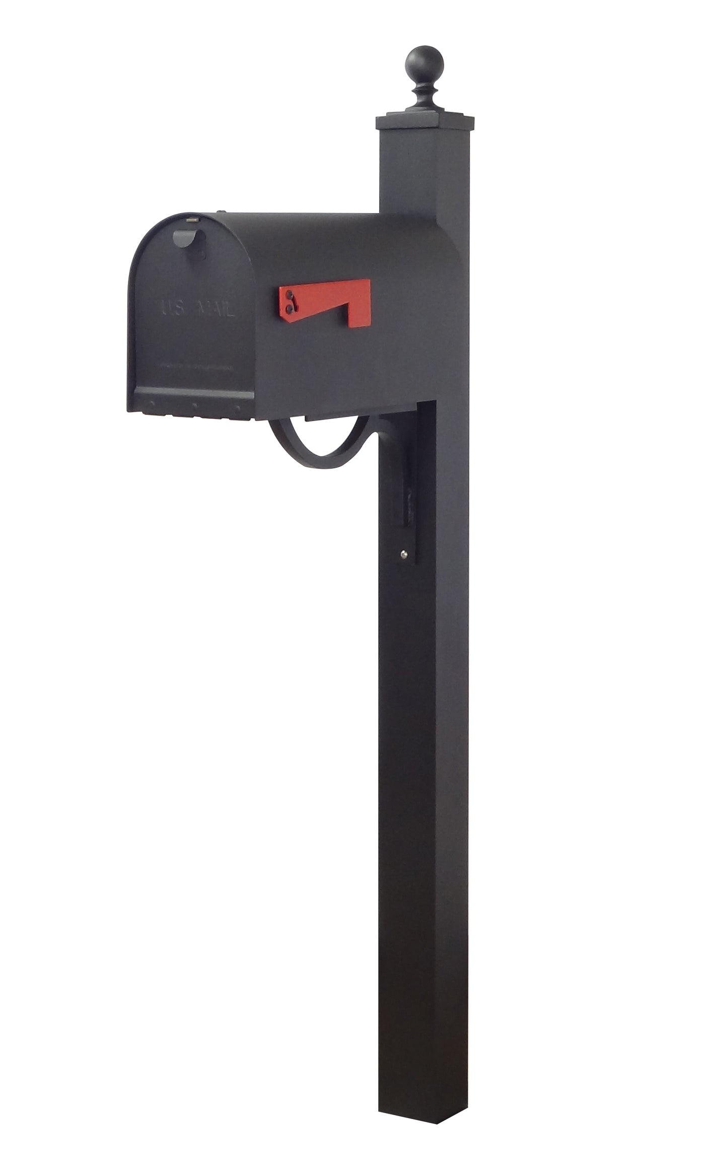 Titan Steel Curbside Mailbox and Springfield Mailbox Post