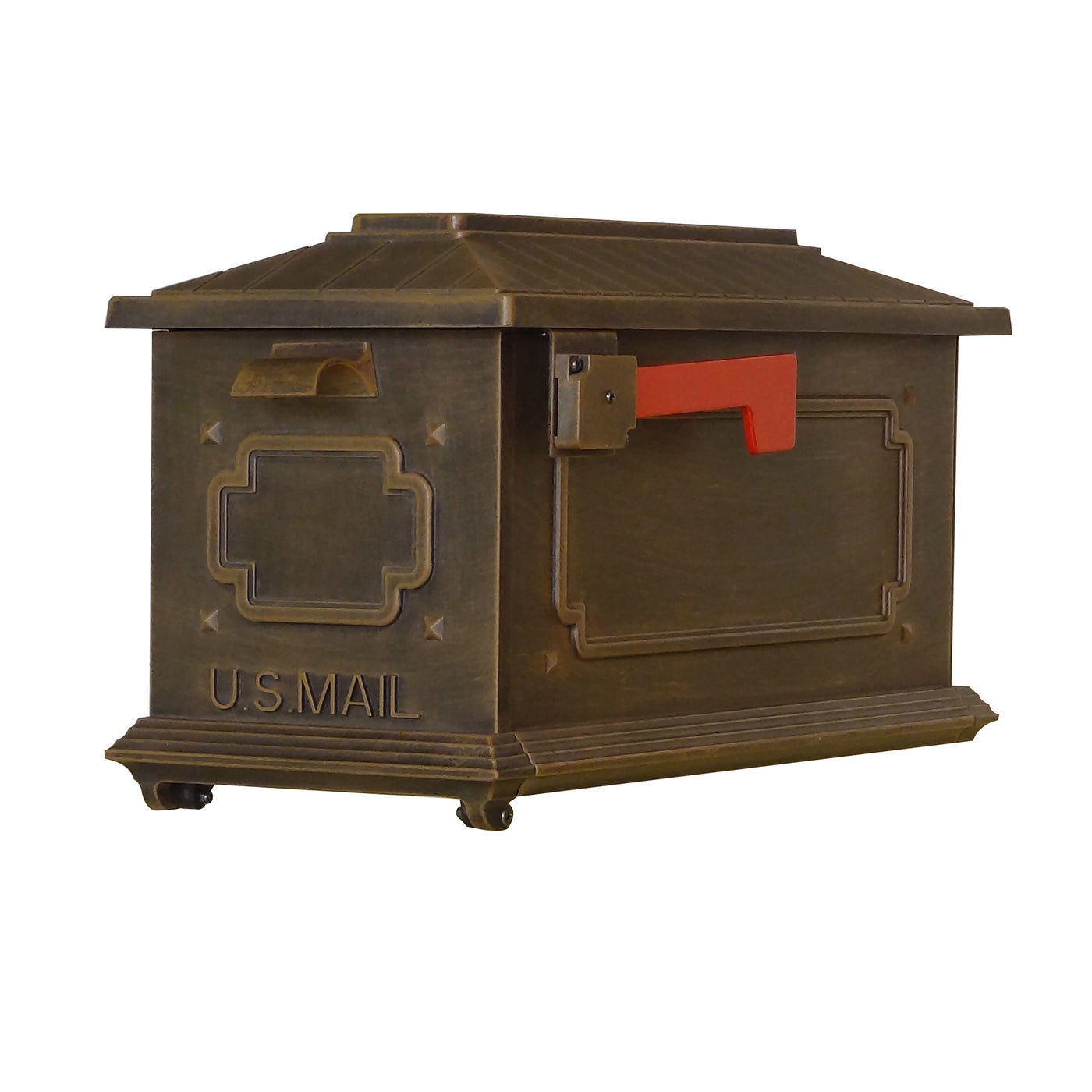 Kingston Curbside Mailbox Decorative Aluminum Elegant Mailbox