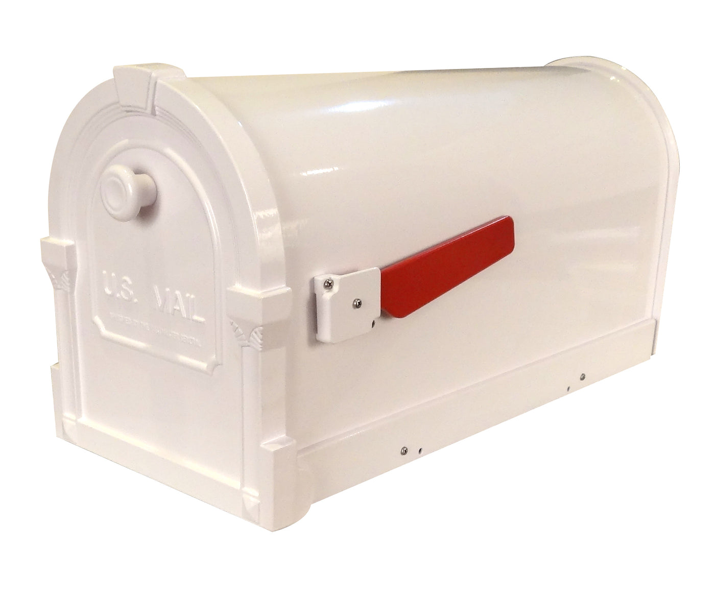 SCS-1014-WH Savannah Curbside Mailbox Decorative Aluminum Mailbox